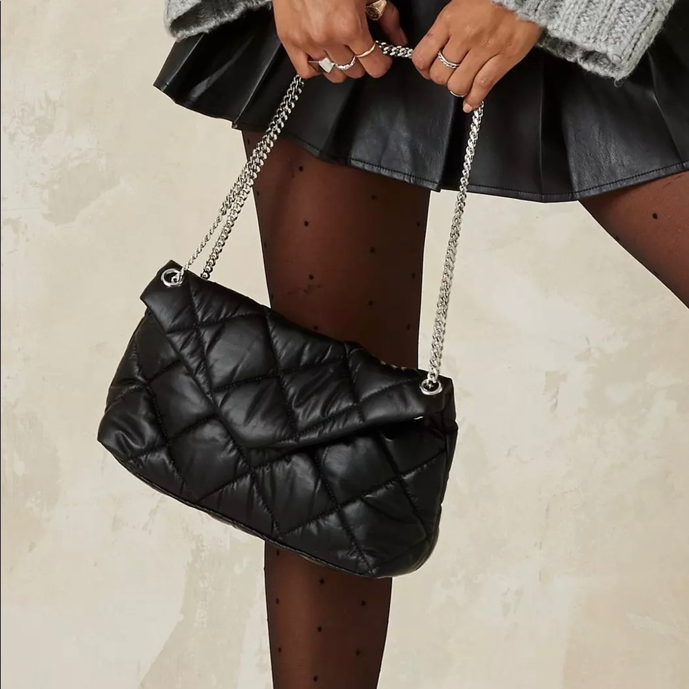 Missguided quilted crossbody handbag